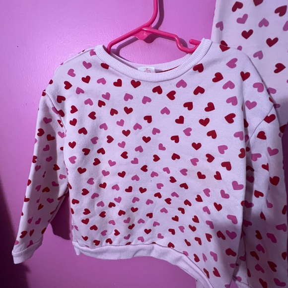 Heart Pattern Girls Set - Picture 2 of 3